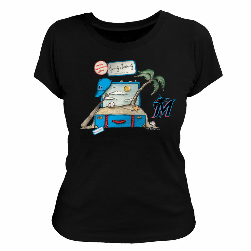 Miami Marlins Tiny Turnip Women's 2026 Spring Training T-Shirt - MLB