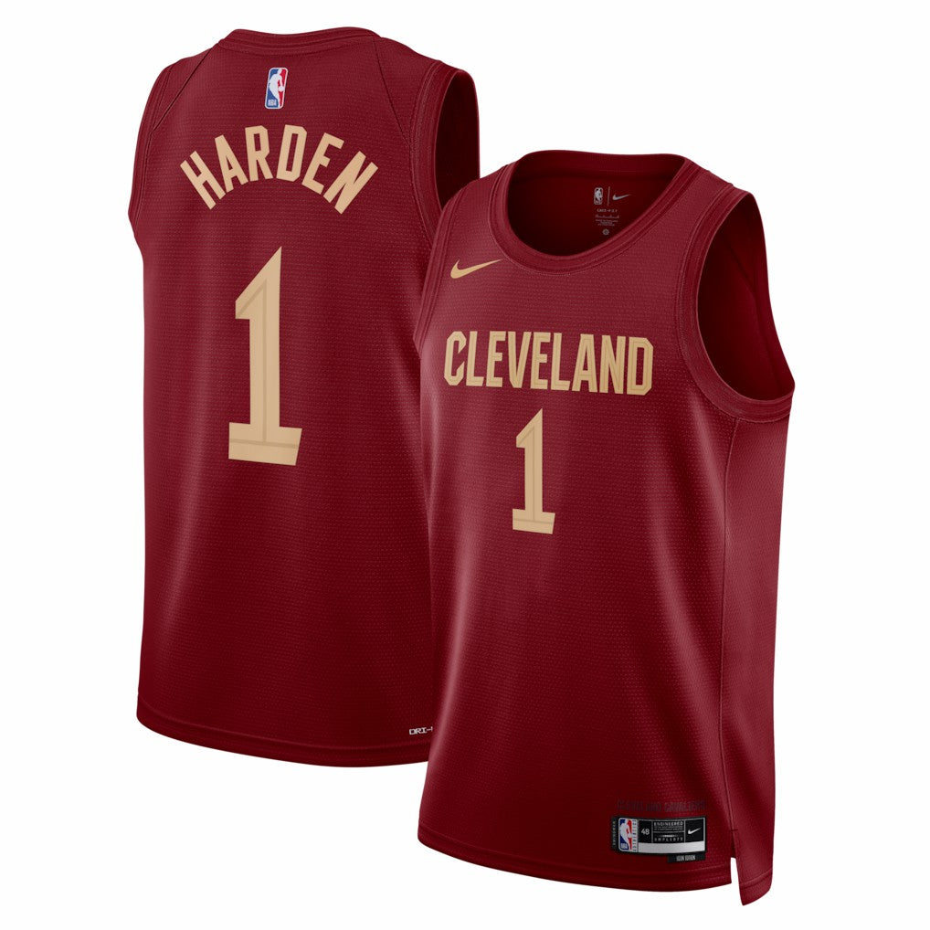 James Harden Cleveland Cavaliers Unisex Swingman Jersey Icon Edition Wine - NBA