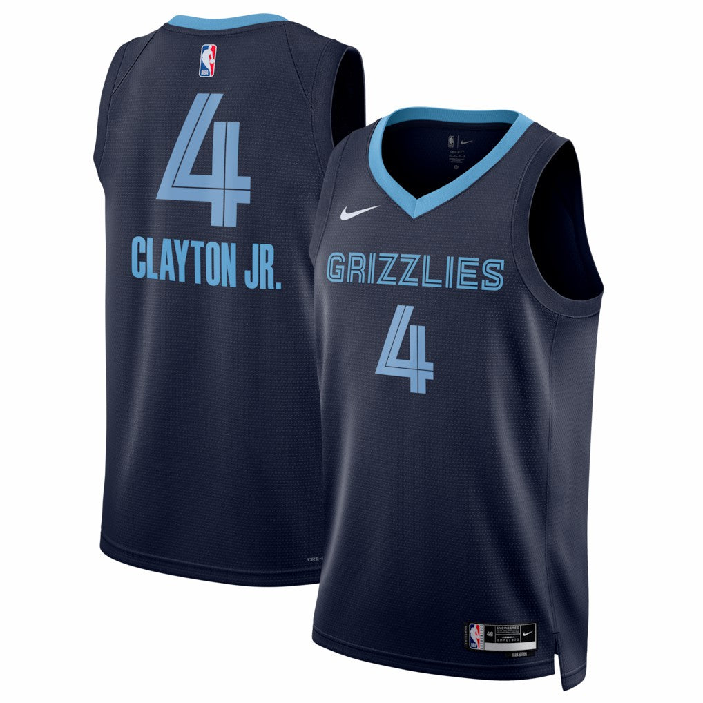 Walter Clayton Jr. Memphis Grizzlies Unisex Swingman Jersey Icon Edition Navy - NBA