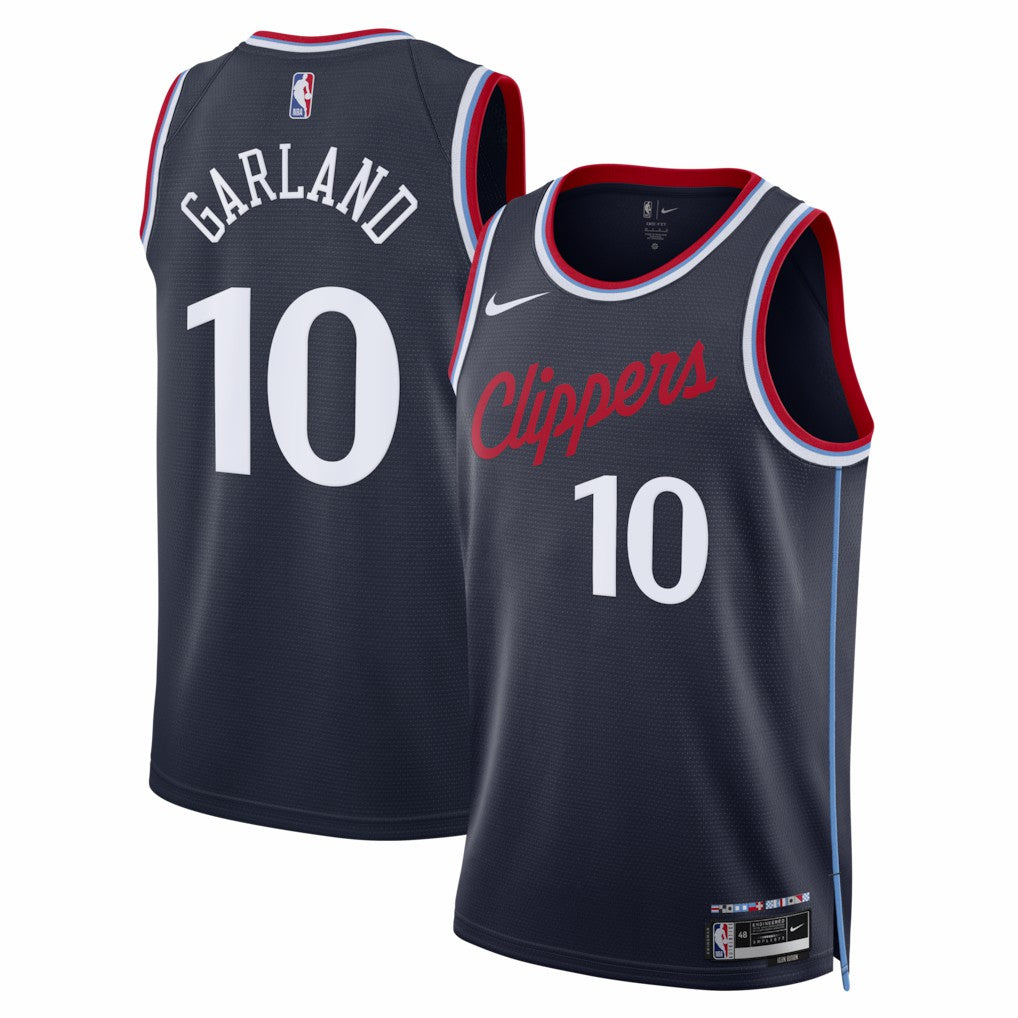 Darius Garland LA Clippers Unisex Swingman Jersey Icon Edition Navy - NBA