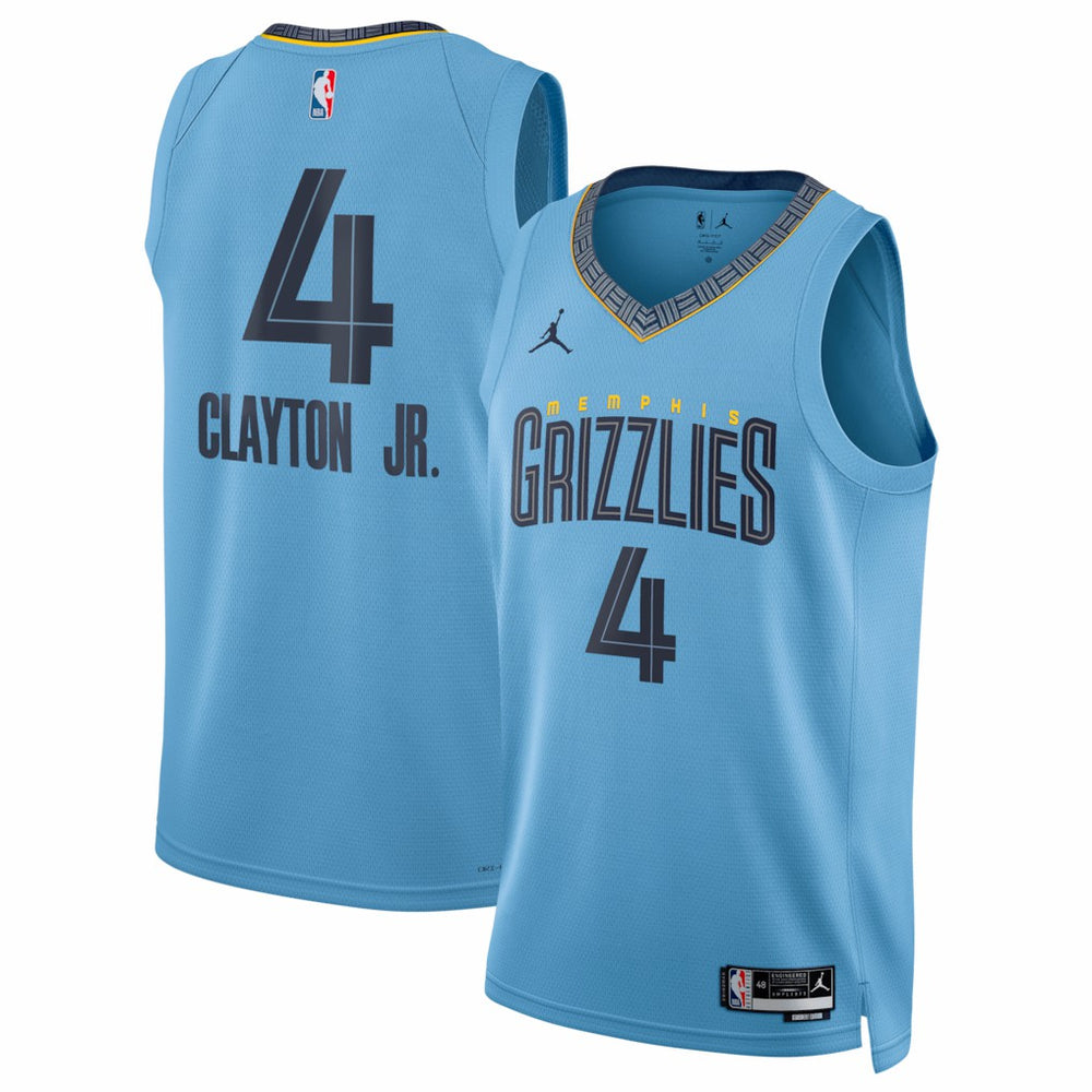 Walter Clayton Jr. Memphis Grizzlies Jordan Brand Unisex Swingman Jersey Statement Edition Light Blue - NBA