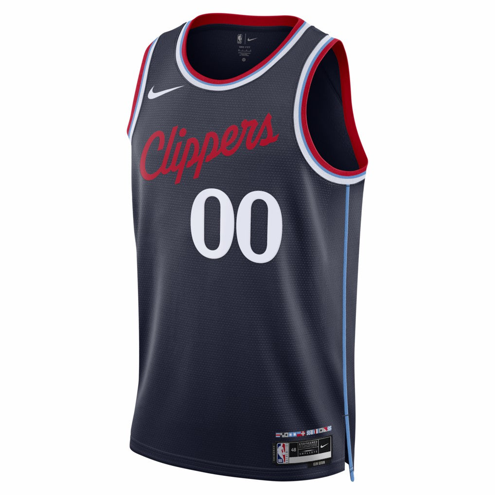LA Clippers Unisex Swingman Custom Jersey Icon Edition Navy - NBA