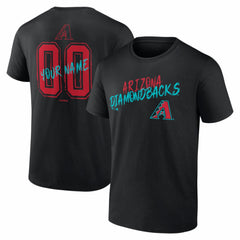 Arizona Diamondbacks  Hustle Personalized Name & Number T-Shirt - MLB