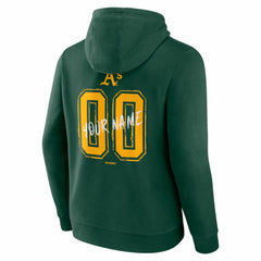 Athletics  Hustle Personalized Name & Number Hoodie - MLB