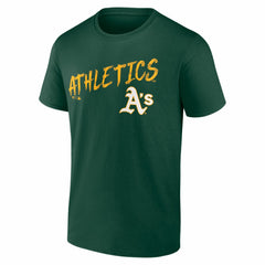 Athletics  Hustle Personalized Name & Number T-Shirt - MLB
