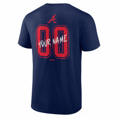 Atlanta Braves  Hustle Personalized Name & Number T-Shirt - MLB