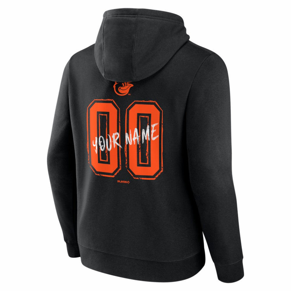 Baltimore Orioles  Hustle Personalized Name & Number Hoodie - MLB