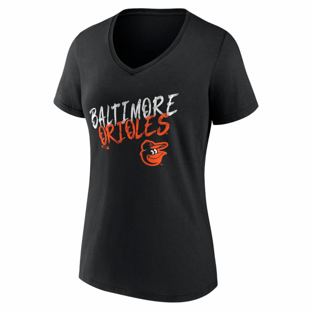 Baltimore Orioles Women's Hustle Personalized Name & Number V-Neck T-Shirt - MLB
