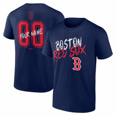 Boston Red Sox  Hustle Personalized Name & Number T-Shirt - MLB