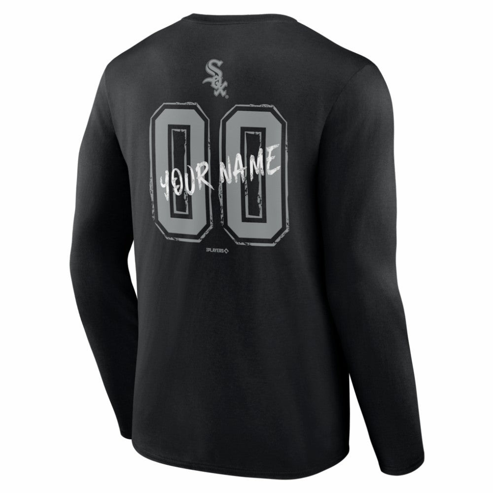 Chicago White Sox  Hustle Personalized Name & Number Long Sleeve T-Shirt - MLB