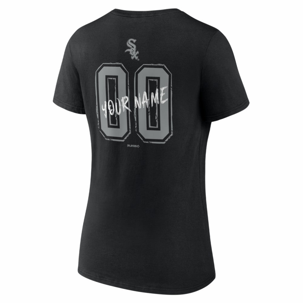 Chicago White Sox Women's Hustle Personalized Name & Number V-Neck T-Shirt - MLB