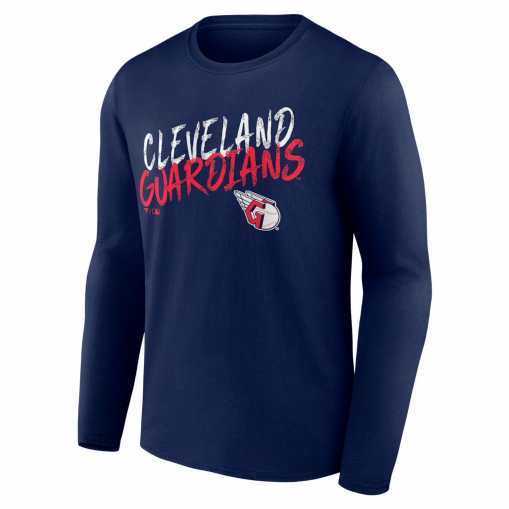 Cleveland Guardians  Hustle Personalized Name & Number Long Sleeve T-Shirt - MLB