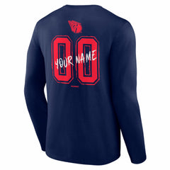 Cleveland Guardians  Hustle Personalized Name & Number Long Sleeve T-Shirt - MLB