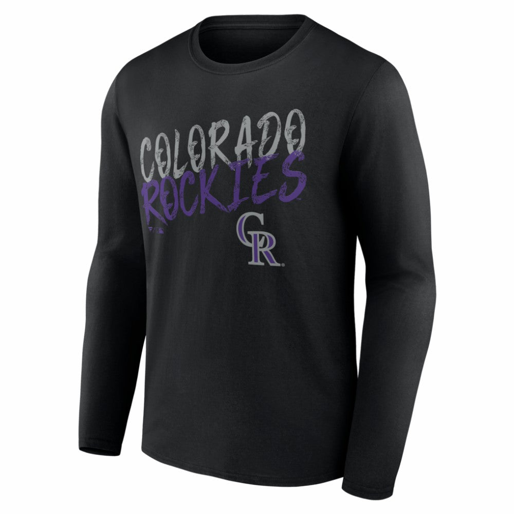 Colorado Rockies  Hustle Personalized Name & Number Long Sleeve T-Shirt - MLB