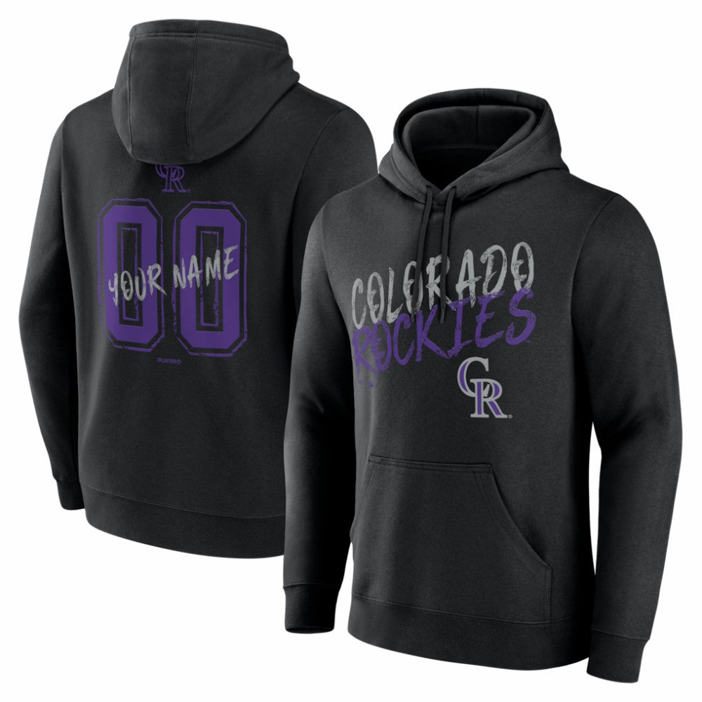 Colorado Rockies  Hustle Personalized Name & Number Hoodie - MLB