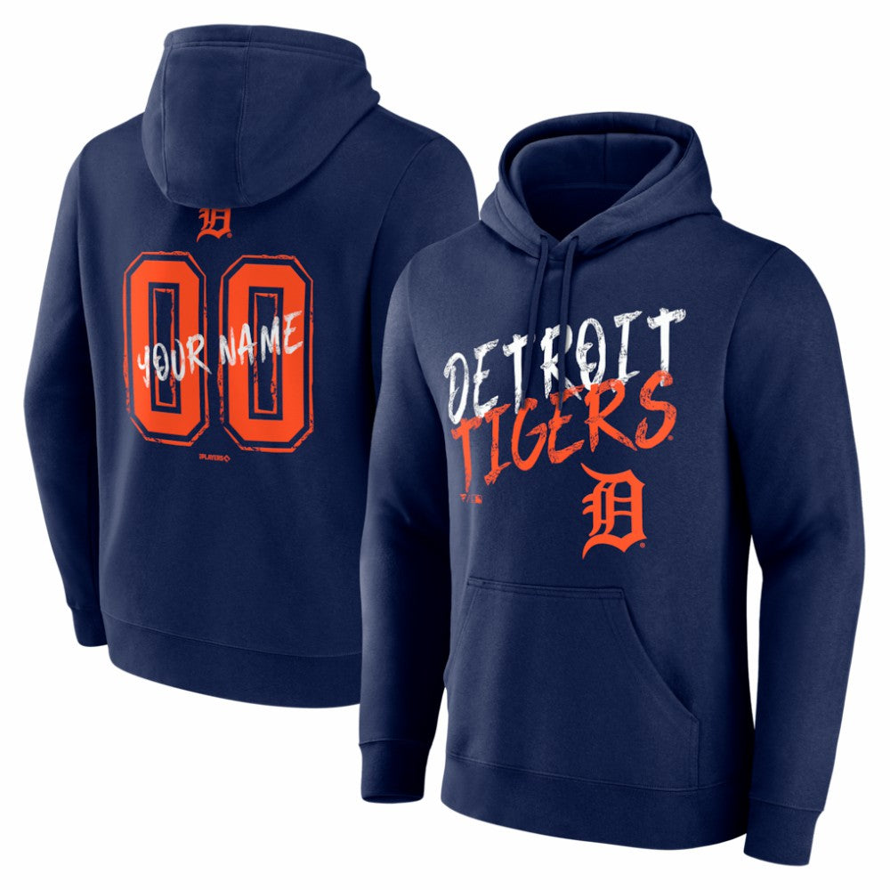 Detroit Tigers  Hustle Personalized Name & Number Hoodie - MLB