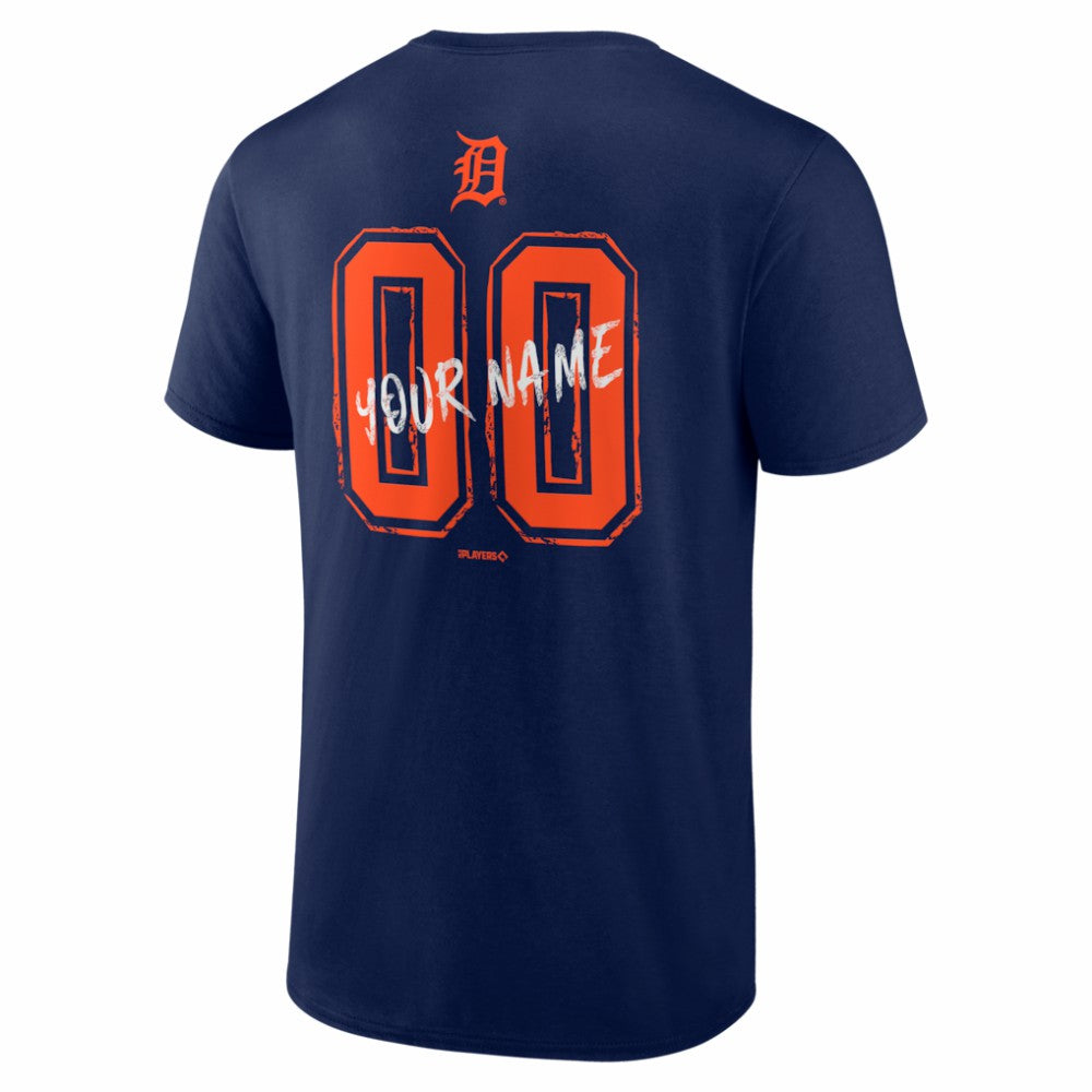 Detroit Tigers  Hustle Personalized Name & Number T-Shirt - MLB