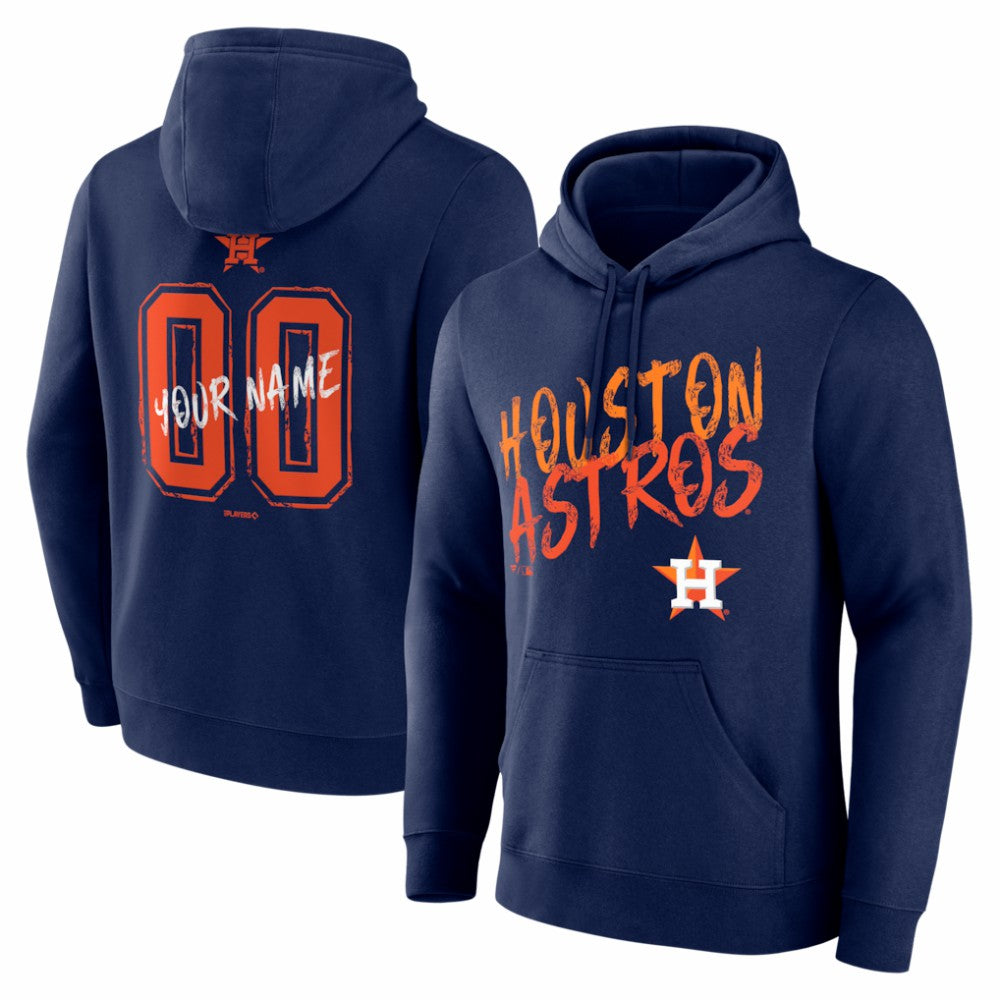 Houston Astros  Hustle Personalized Name & Number Hoodie - MLB