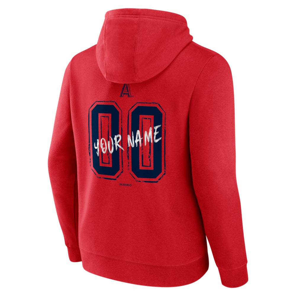 Los Angeles Angels  Hustle Personalized Name & Number Hoodie - MLB