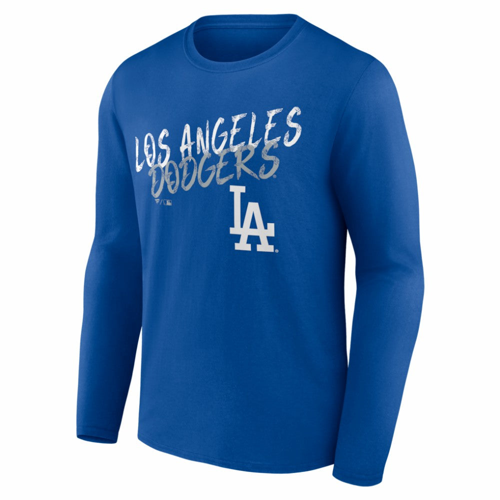 Los Angeles Dodgers  Hustle Personalized Name & Number Long Sleeve T-Shirt - MLB