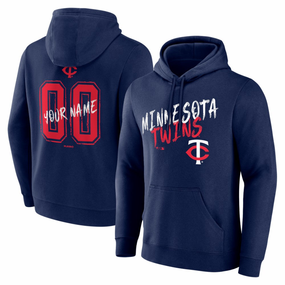 Minnesota Twins  Hustle Personalized Name & Number Hoodie - MLB