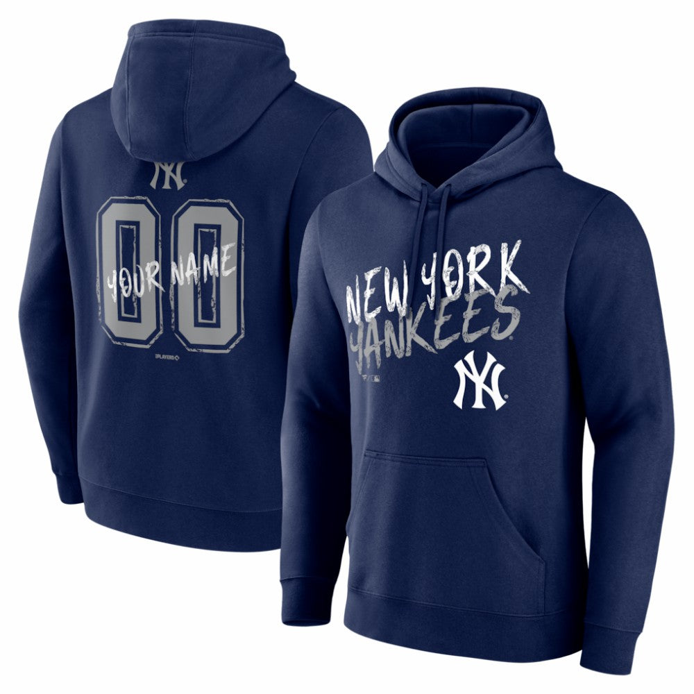 New York Yankees  Hustle Personalized Name & Number Hoodie - MLB