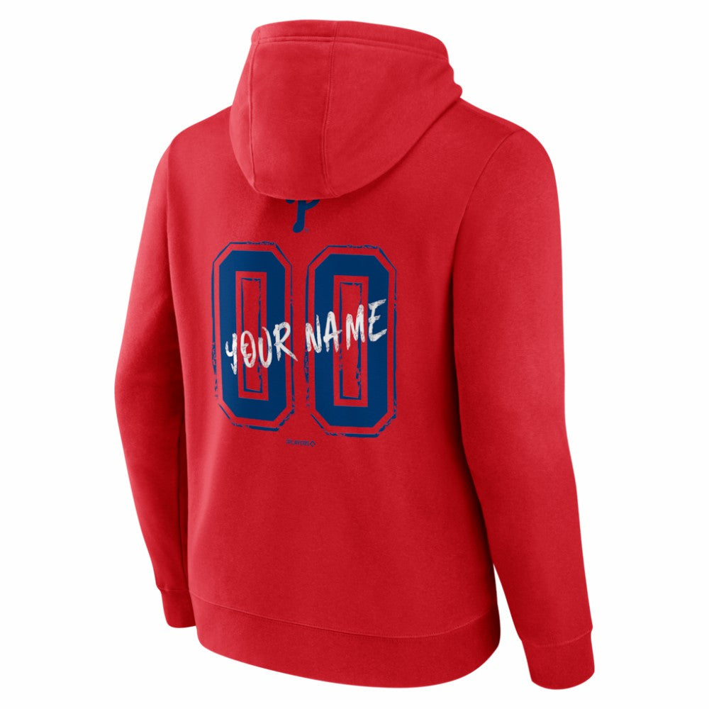 Philadelphia Phillies  Hustle Personalized Name & Number Hoodie - MLB
