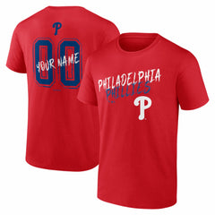 Philadelphia Phillies  Hustle Personalized Name & Number T-Shirt - MLB