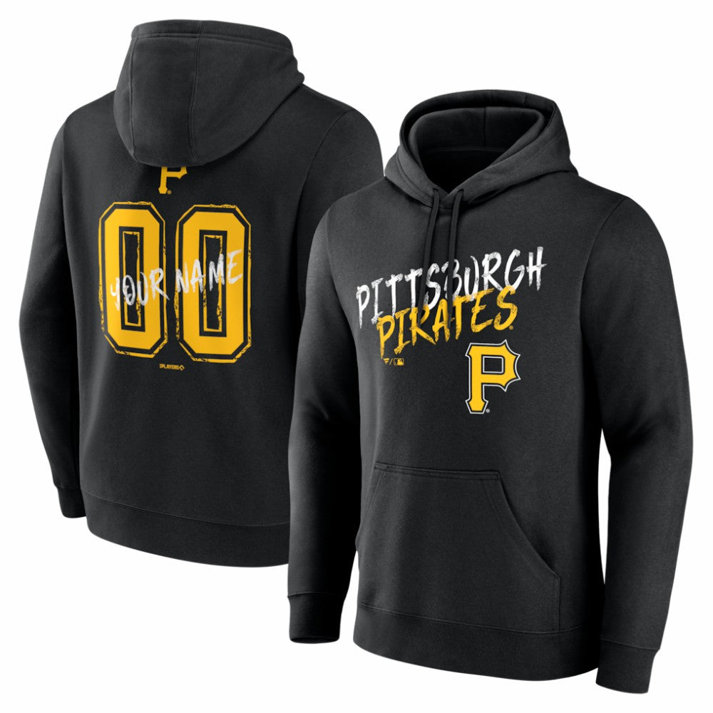 Pittsburgh Pirates  Hustle Personalized Name & Number Hoodie - MLB