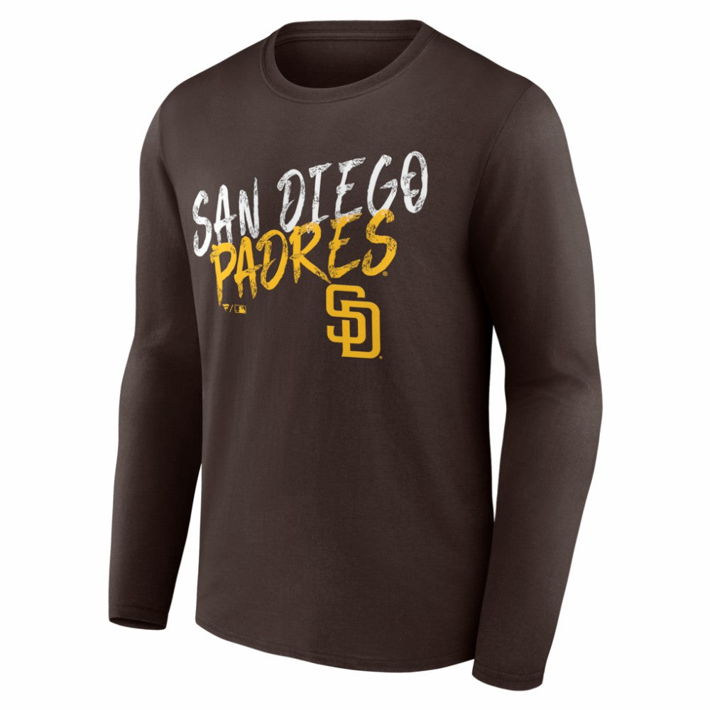 San Diego Padres  Hustle Personalized Name & Number Long Sleeve T-Shirt - MLB