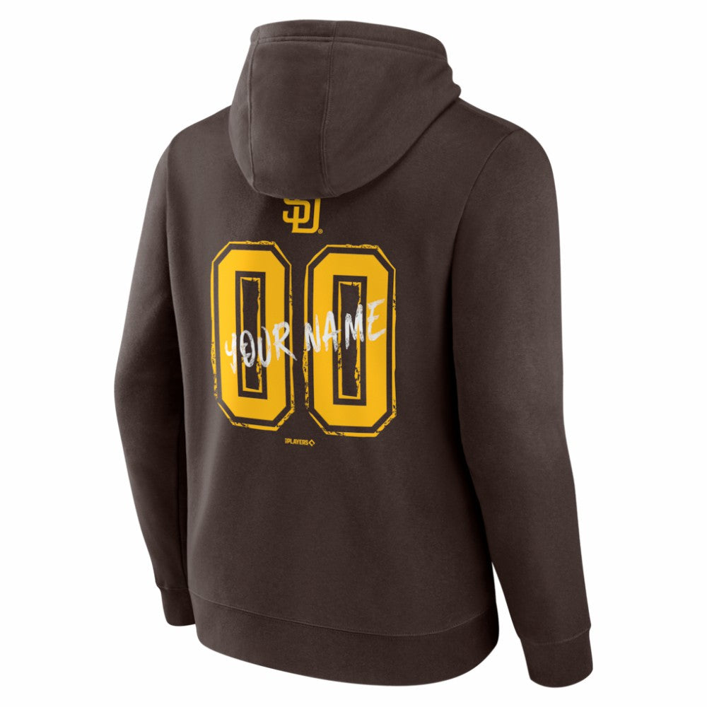 San Diego Padres  Hustle Personalized Name & Number Hoodie - MLB
