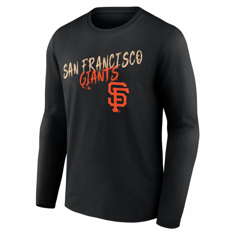 San Francisco Giants  Hustle Personalized Name & Number Long Sleeve T-Shirt - MLB