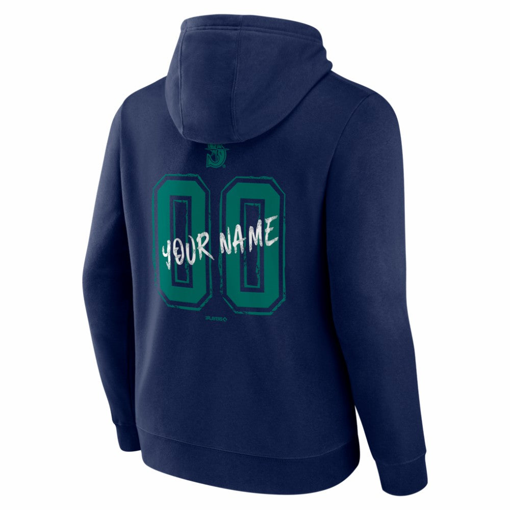 Seattle Mariners  Hustle Personalized Name & Number Hoodie - MLB