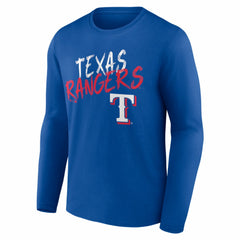 Texas Rangers  Hustle Personalized Name & Number Long Sleeve T-Shirt - MLB