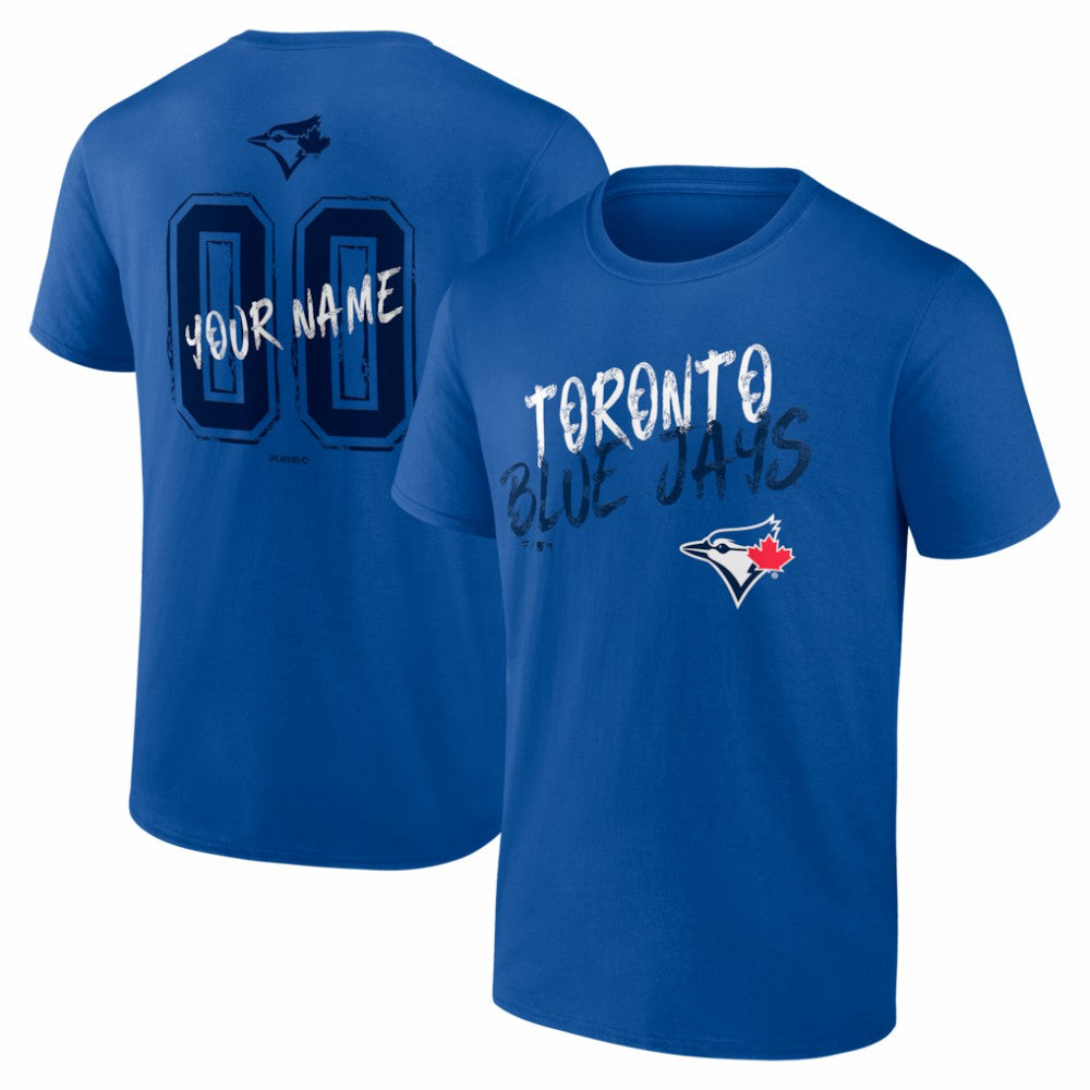 Toronto Blue Jays  Hustle Personalized Name & Number T-Shirt - MLB
