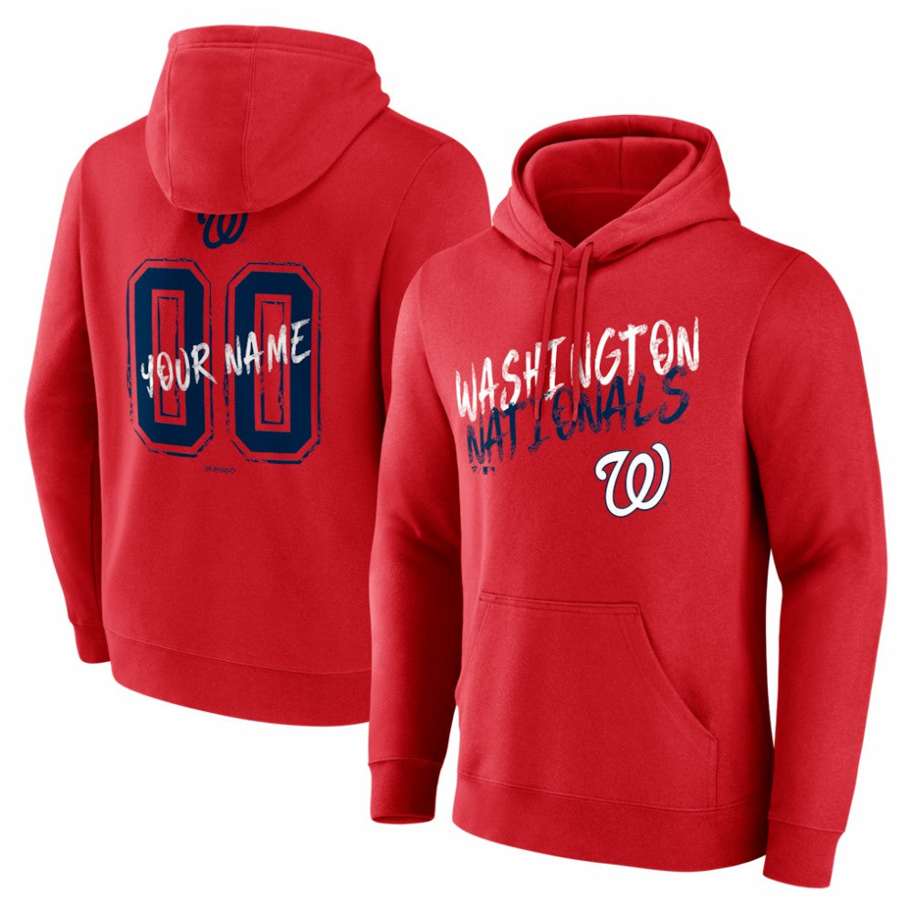 Washington Nationals  Hustle Personalized Name & Number Hoodie - MLB