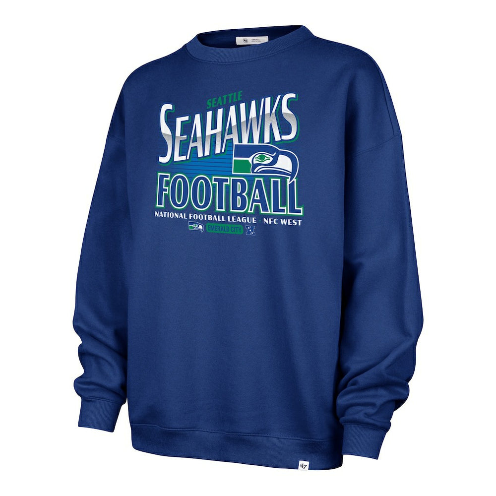 Seattle Seahawks '47 Women's Regional Oversized Sweatshirt College Navy | 47 brand
