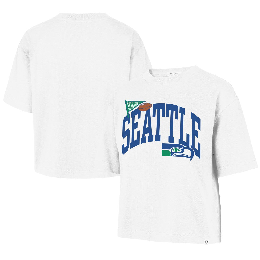 Seattle Seahawks '47 Women's Reed City T-Shirt White | 47 brand