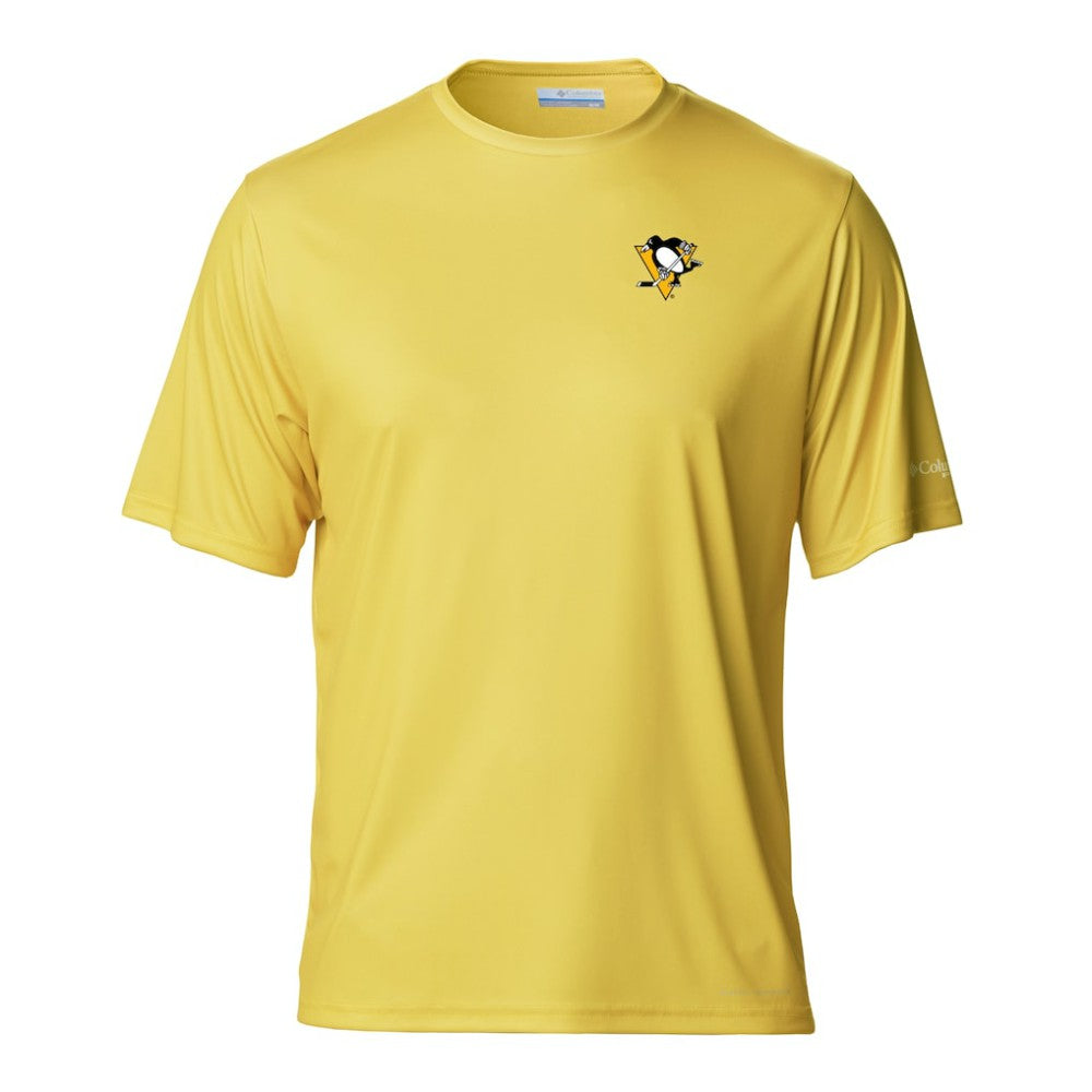 Pittsburgh Penguins Columbia PFG Terminal Tackle Omni-Shade T-Shirt - Gold - NHL