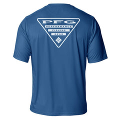 Colorado Avalanche Columbia PFG Terminal Tackle Omni-Shade T-Shirt - Blue - NHL