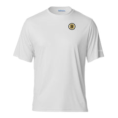 Boston Bruins Columbia PFG Terminal Tackle Omni-Shade T-Shirt - White - NHL