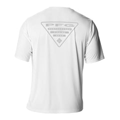 Boston Bruins Columbia PFG Terminal Tackle Omni-Shade T-Shirt - White - NHL