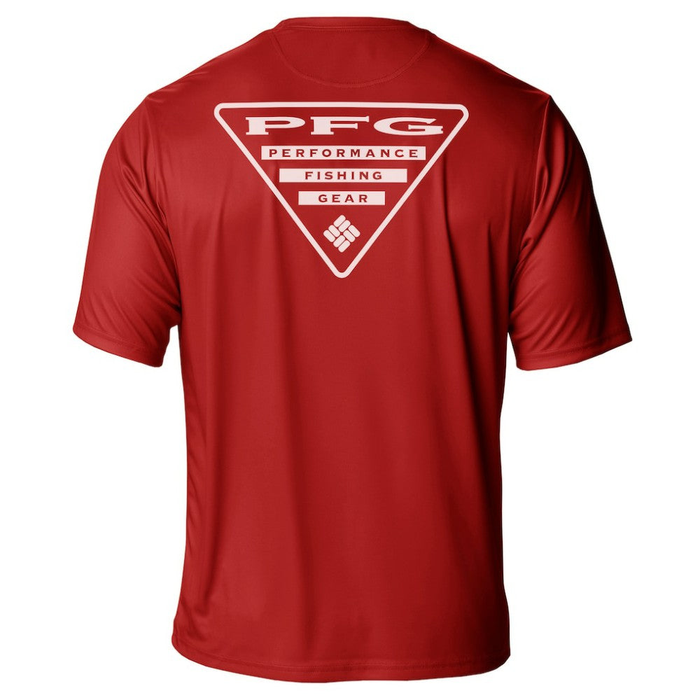 Carolina Hurricanes Columbia PFG Terminal Tackle Omni-Shade T-Shirt - Red - NHL