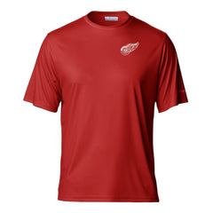 Detroit Red Wings Columbia PFG Terminal Tackle Omni-Shade T-Shirt - Red - NHL