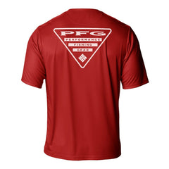 Detroit Red Wings Columbia PFG Terminal Tackle Omni-Shade T-Shirt - Red - NHL