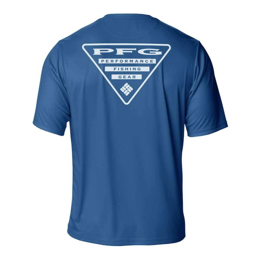 New York Rangers Columbia PFG Terminal Tackle Omni-Shade T-Shirt - Blue - NHL