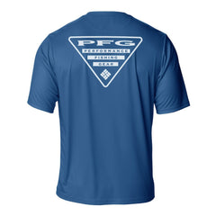 New York Rangers Columbia PFG Terminal Tackle Omni-Shade T-Shirt - Blue - NHL