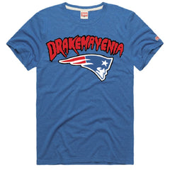 Drake Maye New England Patriots Homage Unisex Drakemayenia Tri-Blend T-Shirt Royal | NFL