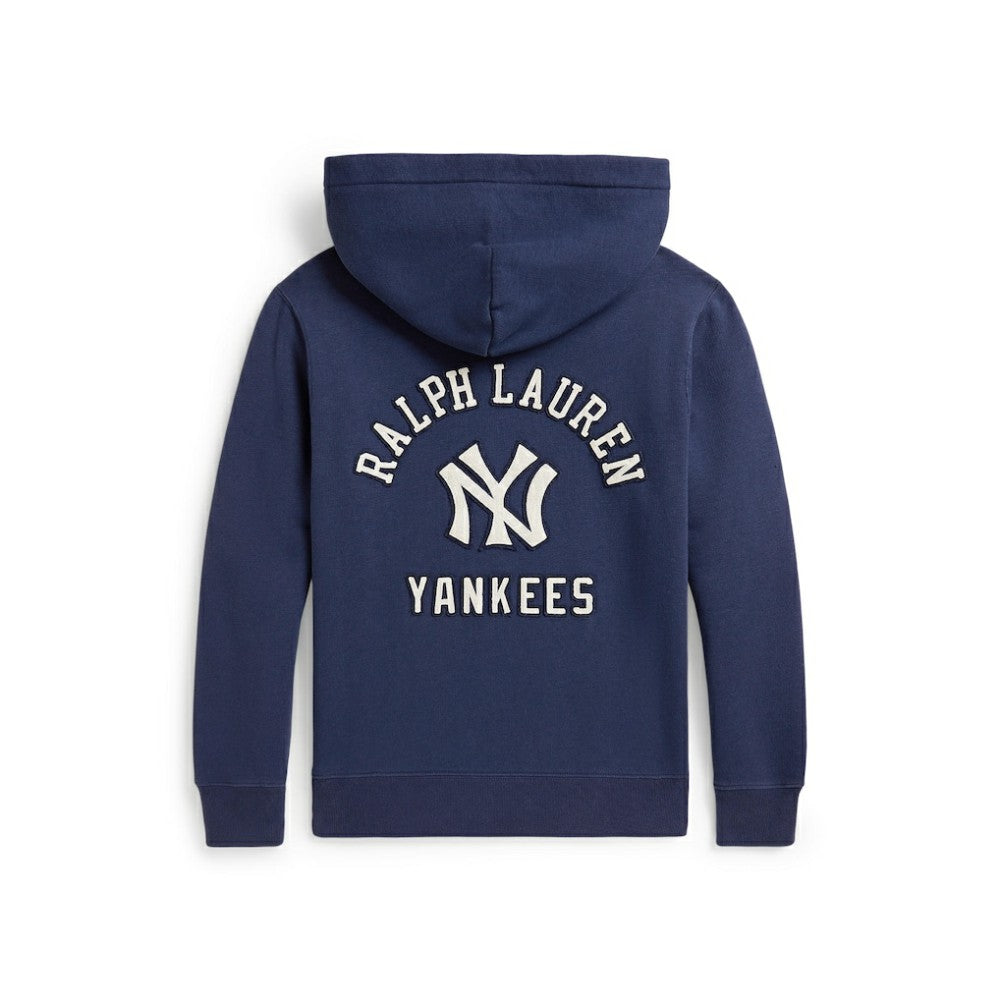 Yankees Polo Ralph Lauren Youth Fleece Hoodie - MLB