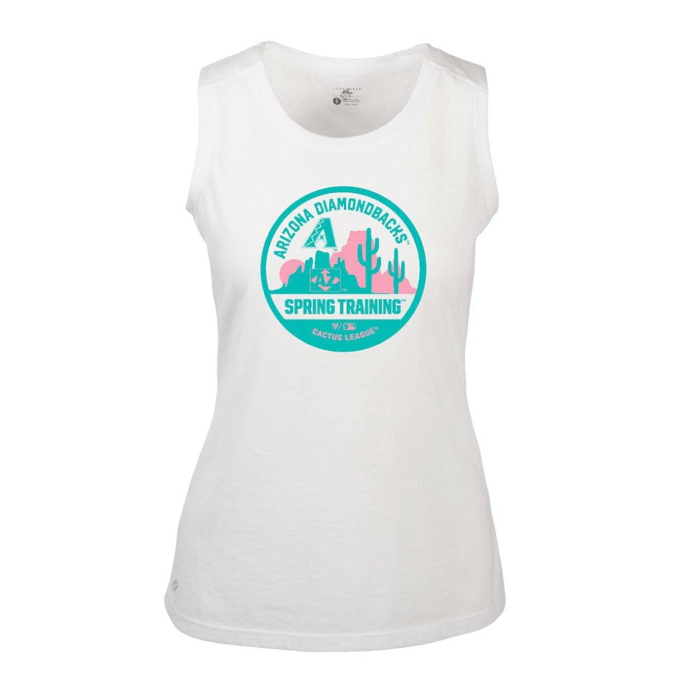 Arizona Diamondbacks Levelwear Women's Macy Spring Training Badge Bold Tank Top - MLB